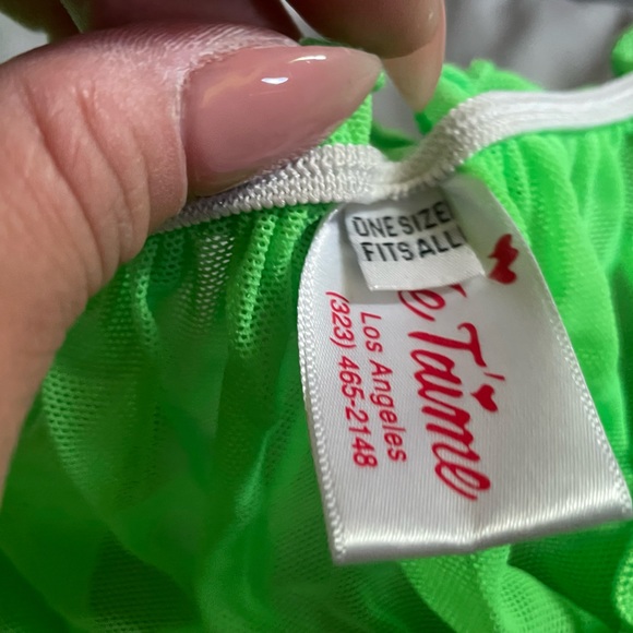 UV Neon Green Rave Set - Picture 4 of 7